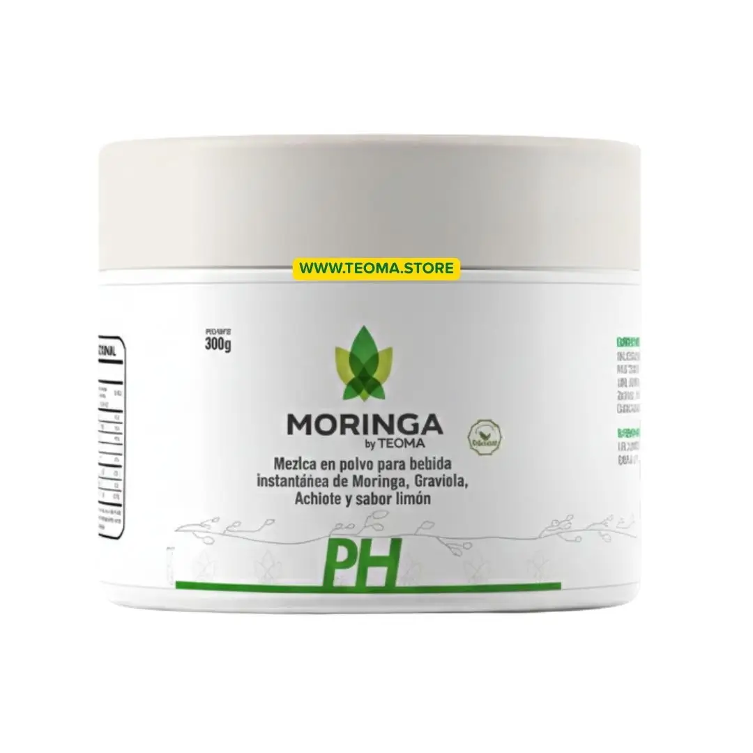 TEOMA STORE 12 PH MORINGA Caja de 30 sobres / Pote 300 Gramos