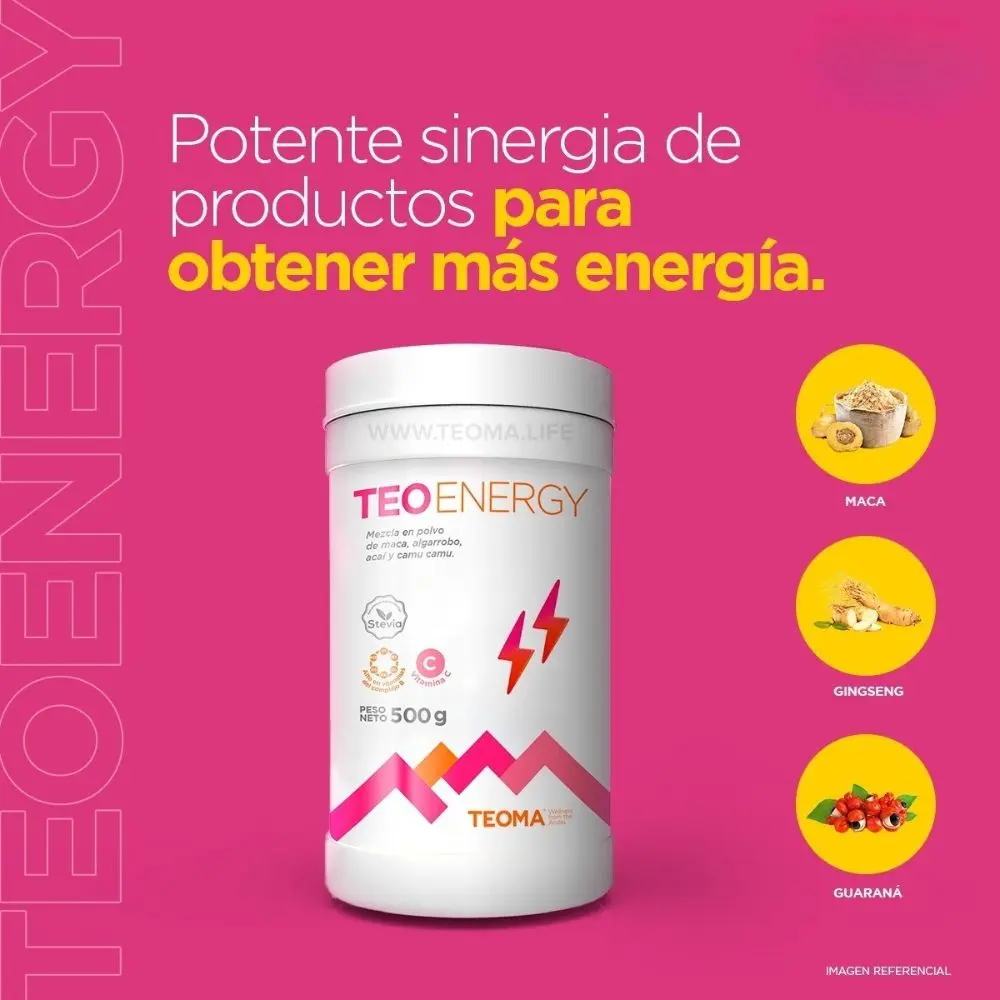 TEO ENERGY Frasco de 500 gramos 3 TEO ENERGY POTE PERU