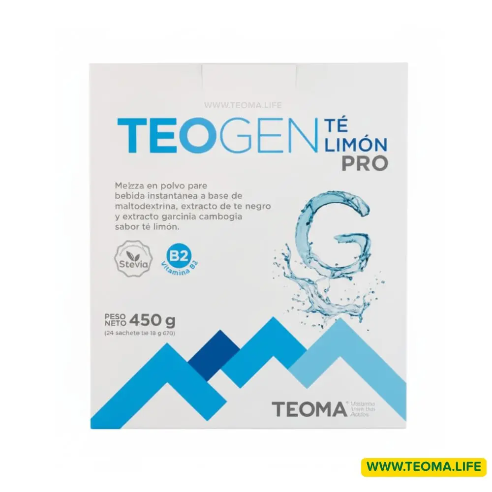 TEOMA STORE 15 TEOGEN Té Limón Pro Caja de 30 sobres