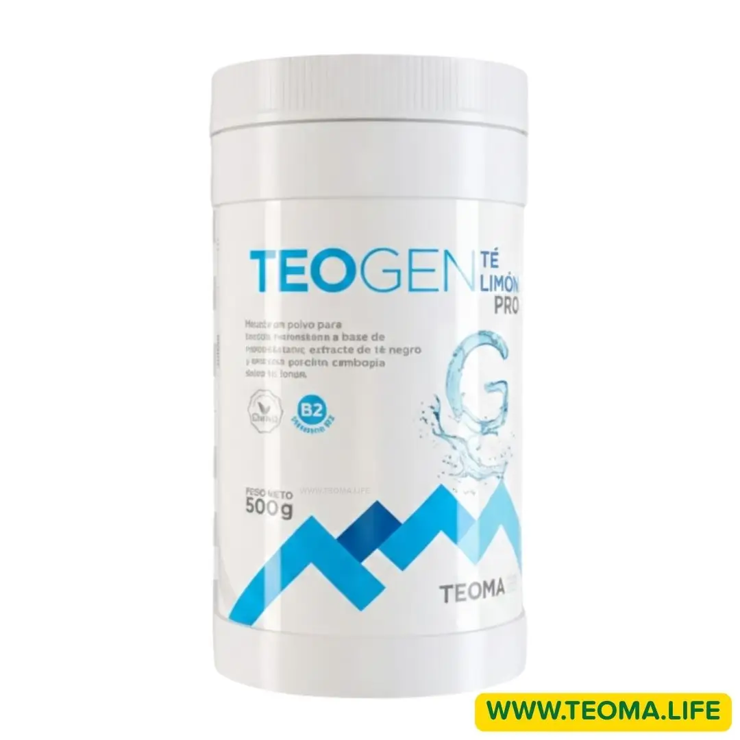 TEOMA STORE 16 TEOGEN Té Limón Pro Frasco de 500 gramos